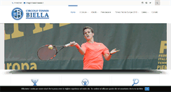 Desktop Screenshot of circolotennisbiella.it