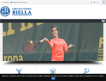 Tablet Screenshot of circolotennisbiella.it